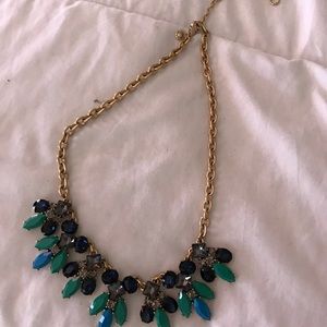 Blue and green JCrew necklace.